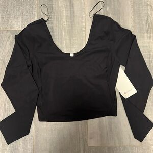 Lulu lemon Align Long Sleeve Sz10 cropped womens top. NWT